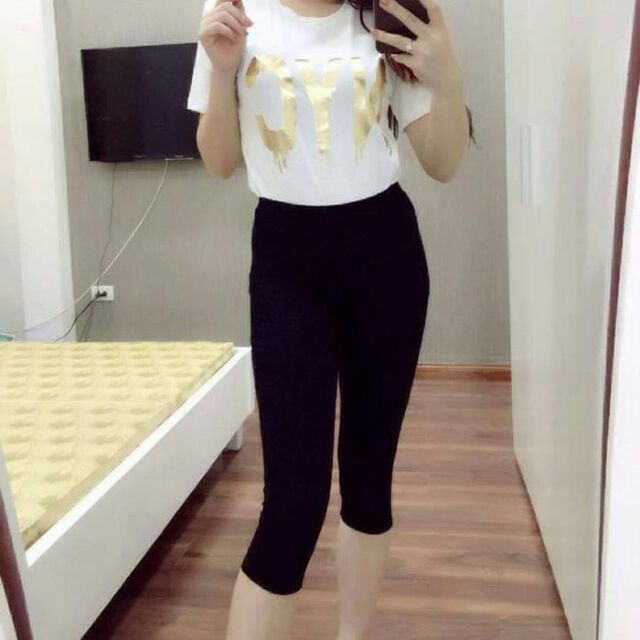 Quần legging lửng 2 túi xéo ASOS nâng mông có size 7XL | BigBuy360 - bigbuy360.vn