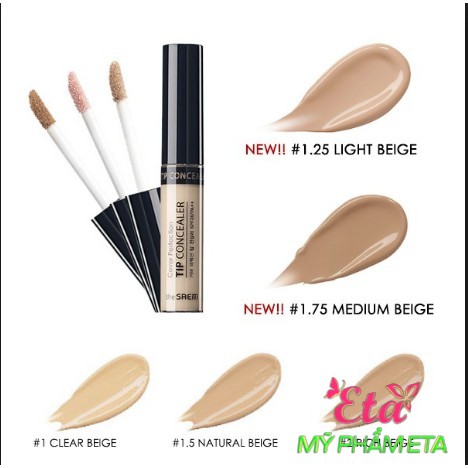 Kem che khuyết điểm The Saem Cover Perfection Tip Concealer Spf28 PA++ độ che phủ cao lâu trôi | BigBuy360 - bigbuy360.vn