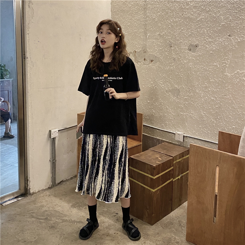 Chân Váy Lưng Cao Xếp Ly Co Giãn Thời Trang 43099 | BigBuy360 - bigbuy360.vn