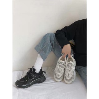 [ORDER 5-7 NGÀY] Giày sneakers thể thao nữ dây vằn phản quang nữ