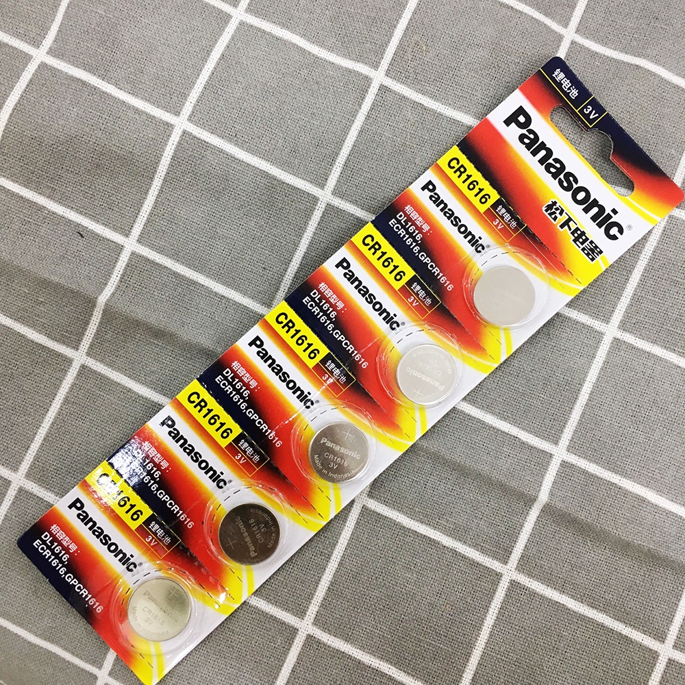 [FULL MÃ] Pin cúc áo Panasonic CR2016/ CR2025/ CR2032/ CR1616/ CR1632/ CR1220 (1 Vỉ 5 Viên)