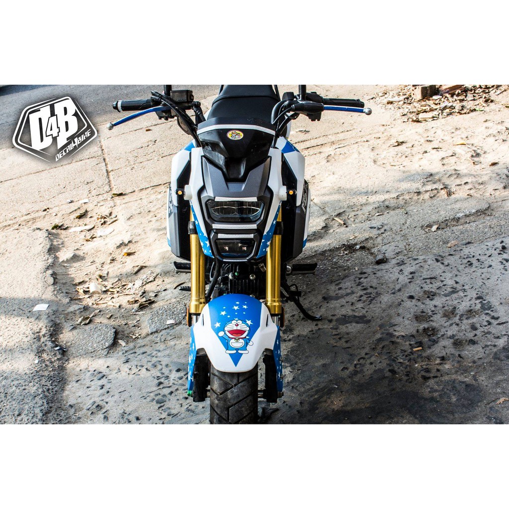 [D4B-Tem chuẩn xịn] Tem trùm xe MSX 2017 Doraemon