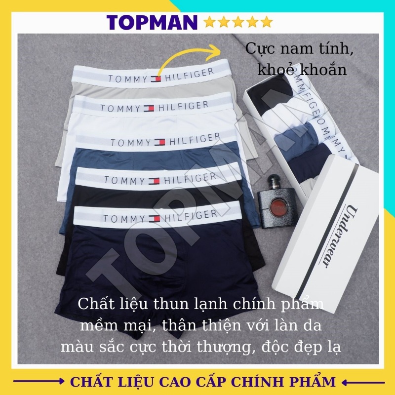 Quần sịp đùi nam Quần Lót Boxer Nam chất liệu thun lạnh cực thoáng mát TM01 | TOPMAN