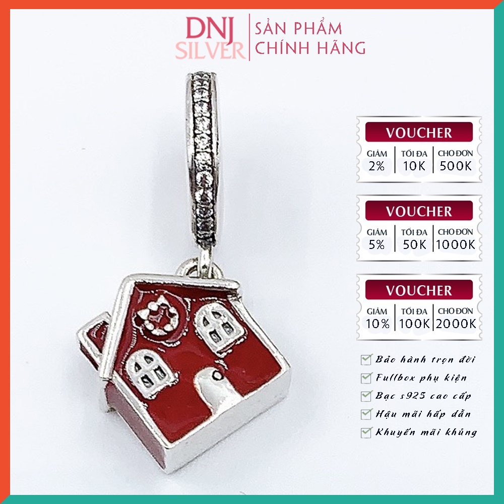 Vòng tay bạc 925 cao cấp - Vòng tay charm bạc Tài Lộc Cát Tường Vạn Sự Bình An, mang ý nghĩa may mắn - DNB041