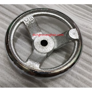 Tay quay tròn D70mm (bằng gang mạ niken) lỗ 8mm- lỗ 10mm