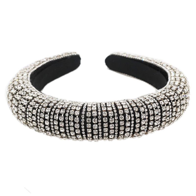 Băng Đô Cài Tóc Đính Đá &amp; Ngọc Trai Nhân Tạo