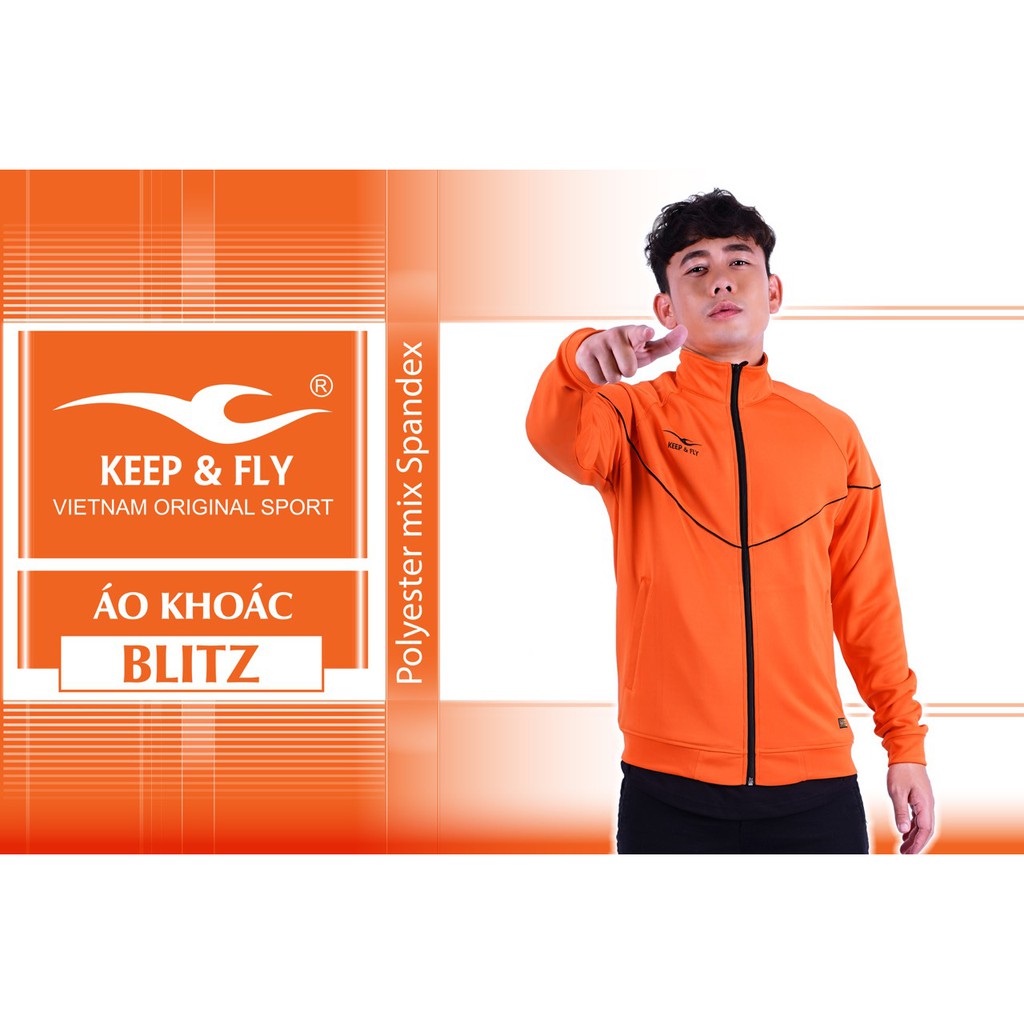 Áo khoác thể thao Keep &amp; Fly chính hãng | 6 màu