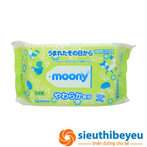 Khăn ướt Moony 80 tờ