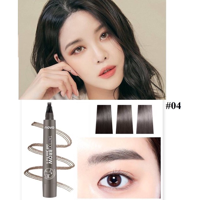 >NEW< Bút Phẩy Sợi Lông Mày Novo 4D Không Thấm Nước - 𝕸𝖗𝕲𝖎𝖓𝖌𝕳𝖆𝖒 | BigBuy360 - bigbuy360.vn