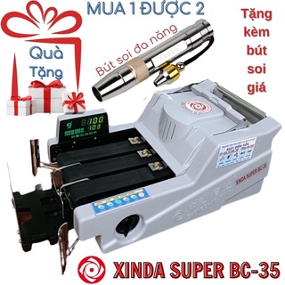 Máy đếm tiền xinda super bc-35 shop mới mở khuyển mãi giá rẻ 50 sản phẩm đầu