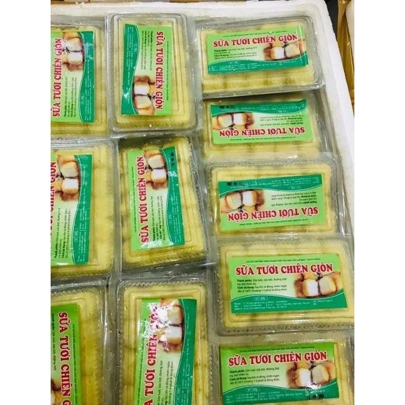 bánh sữa tươi chiên giòn❤️GIÁ SỈ❤️hộp 12c thơm ngon béo ngậy