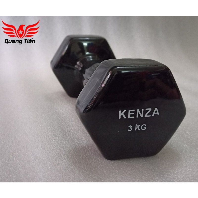 Tạ tay cao su cao cấp Kenza 3 kg (giá 1 quả)