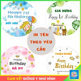 Phông sinh nhật cho bé trai bé gái, Backdrop trang trí sinh nhật thiết kế theo yêu cầu #TrangTriSinhNhat