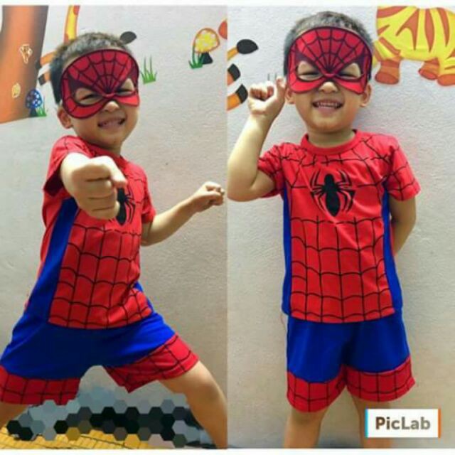 Set người nhện kèm mặt nạ tag Carter  P2200