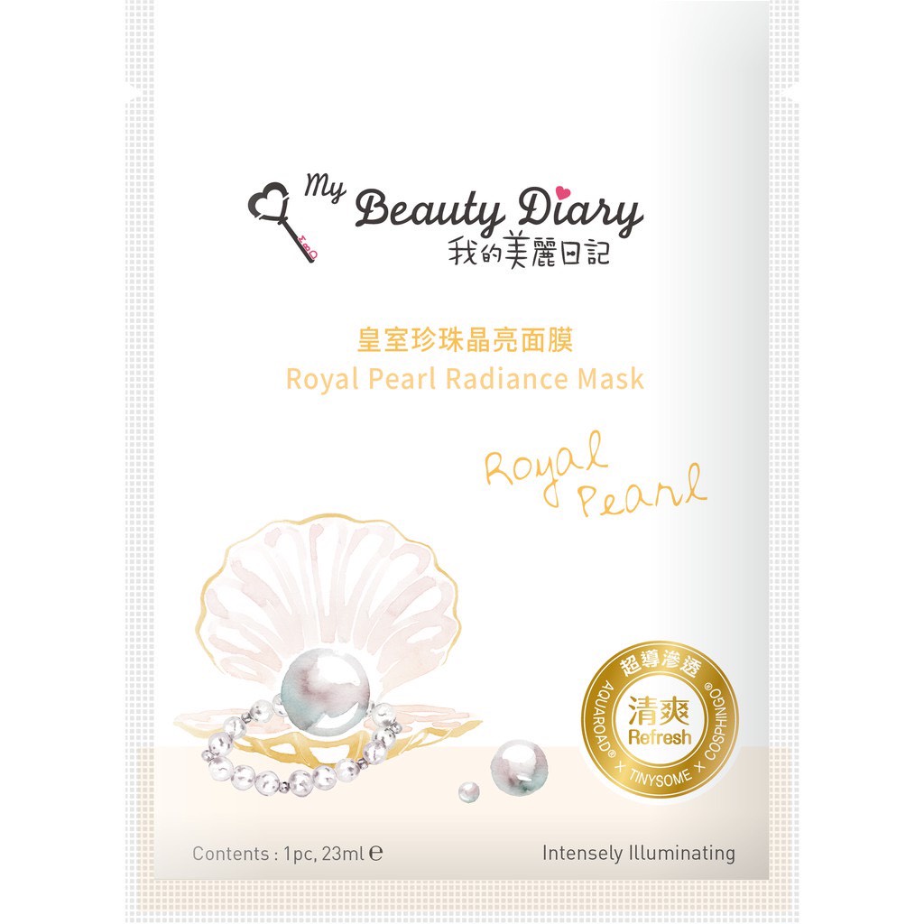 [Bản Đài] Miếng lẻ mặt nạ My Beauty Diary Nature Key Line 23ml/miếng