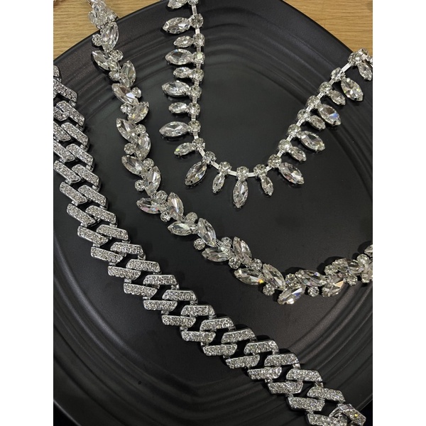 Vòng Cổ Choker Đính đá các loại