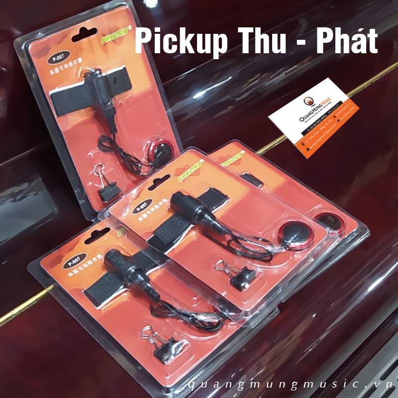 [Rẻ Nhất Shopee] Bộ Tăng Âm - Pickup Dán RiZO P-007 - Thu phát khuếch đại âm thanh đàn tranh, Bầu, Nguyệt, Nhị, Tỳ Bà