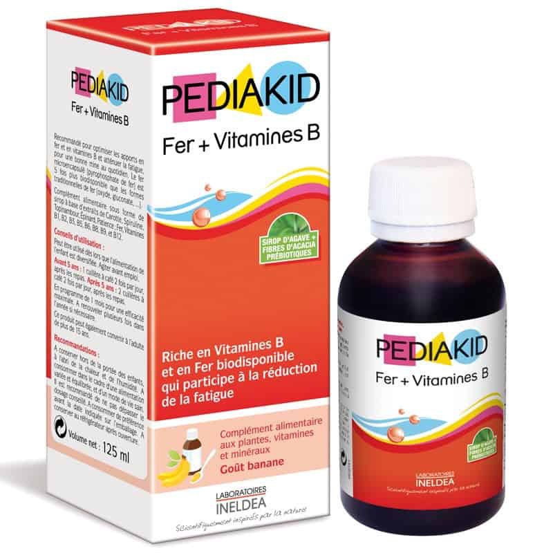  Vitamin bổ sung sắt PEDIAKID FER và VITAMINES B cho bé