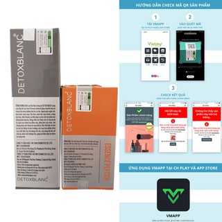 Combo Serum mờ nám detox blanc Và mặt nạ sủi bọt thải độc mask