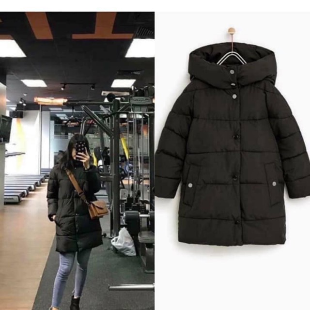 Chân ngắn parka hm