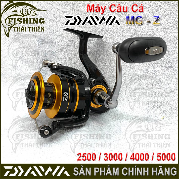Máy Câu Cá Daiwa MG Z Dòng Máy Đứng 5 Bạc Đạn Đủ Size 2500, 3000, 4000, 5000