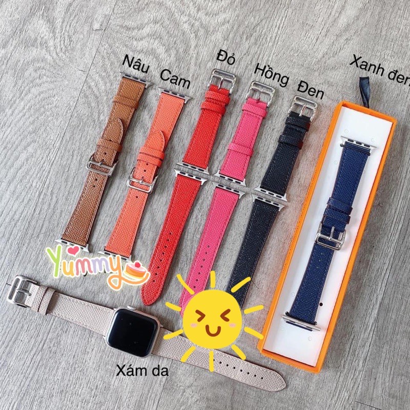 DÂY APPLE WATCH CHẤT DA SẦN MỀM MẠI ÔM TAY