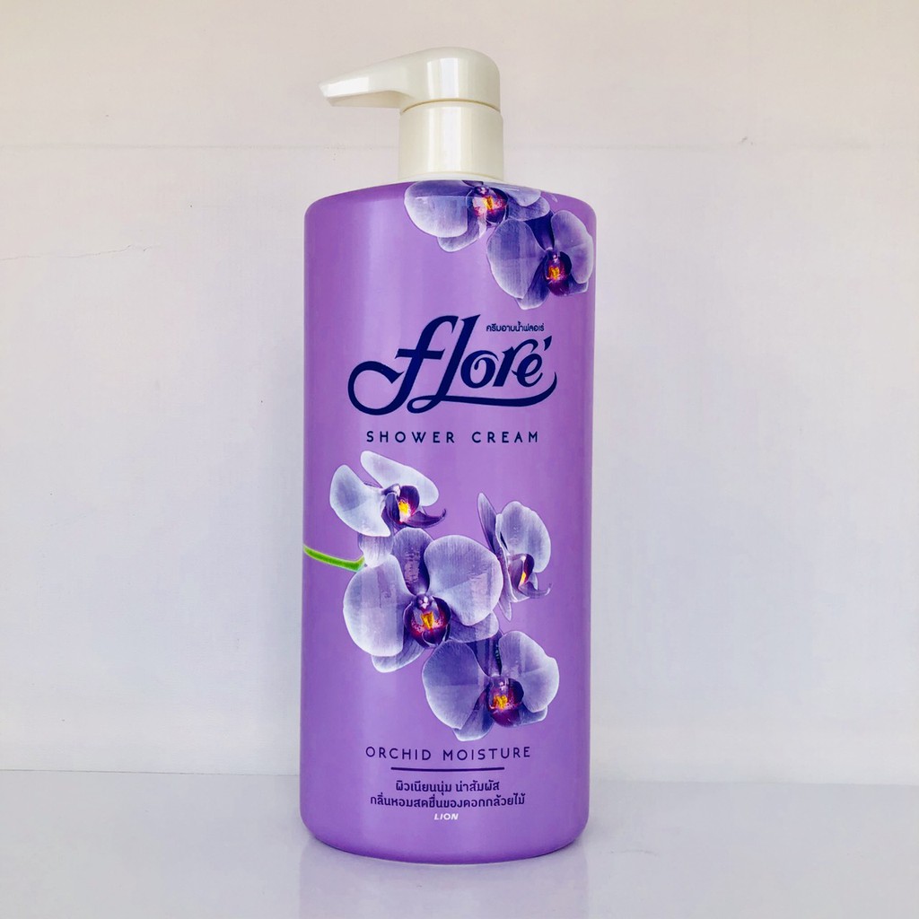 Sữa tắm dưỡng ẩm trắng da Flore Orchid Moisture 500ml