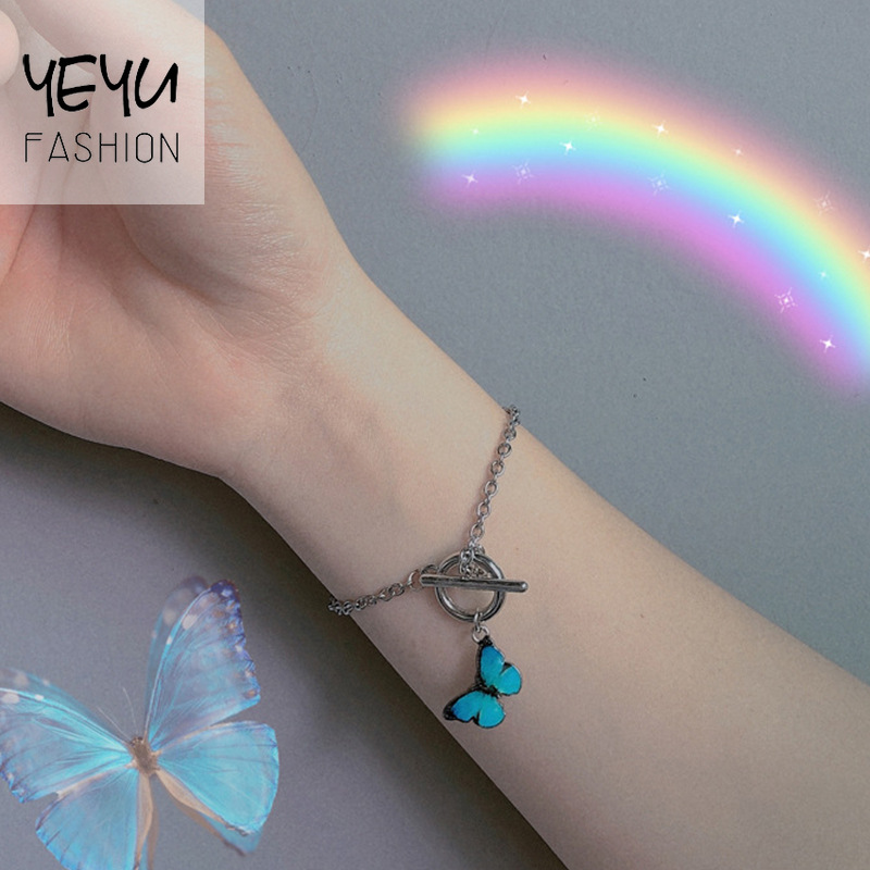 Vòng tay phối mặt bướm thời trang cá tính dành cho cặp đôi | BigBuy360 - bigbuy360.vn