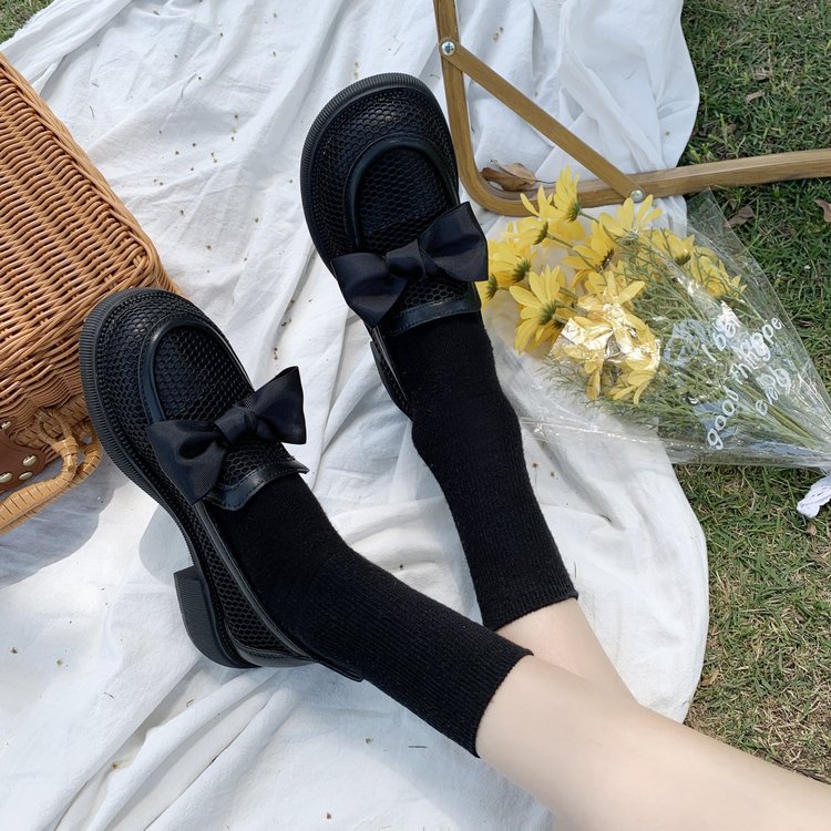 [ Mã 66CBSALE giảm 30K đơn 200K] Giày Lười Phối Nơ Xinh Xắn Dành Cho Nữ | BigBuy360 - bigbuy360.vn