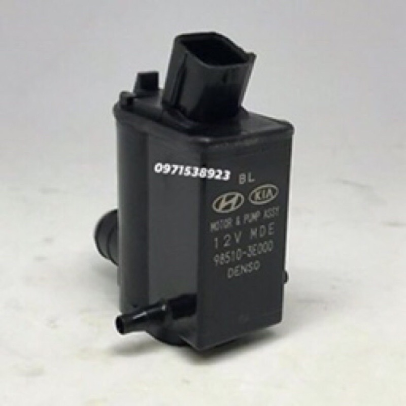 Motor Bơm Nước Rửa Kính Có Gạt Sau 985103E000 985101W000 chính hãng, KIA HUYNDAI