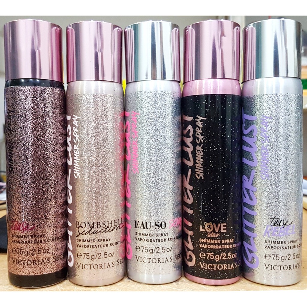 Xịt thơm kim tuyến Glitter Lust Shimmer Spray chai 75g (90ml) hãng Victoria’s Secret Từ Mỹ | BigBuy360 - bigbuy360.vn