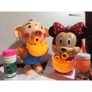 Đồ chơi heo peppa thổi bong bóng