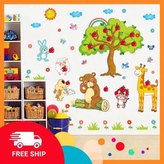 ⚡️𝗙𝗥𝗘𝗘𝗦𝗛𝗜𝗣⚡️ Decal dán tường Vườn cherry