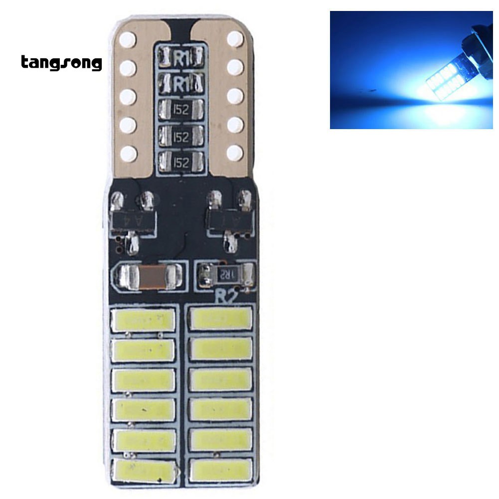 Đèn Led T10 24smd 4014 Gắn Biển Số Xe Ô Tô