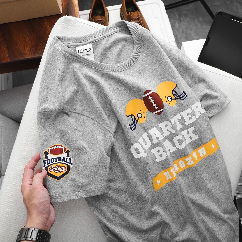 Áo thun nam HEBOZ Basketball 5 màu, chất cotton co giãn 2 chiều thoáng mát, hoạ tiết in cao cấp - 00000835