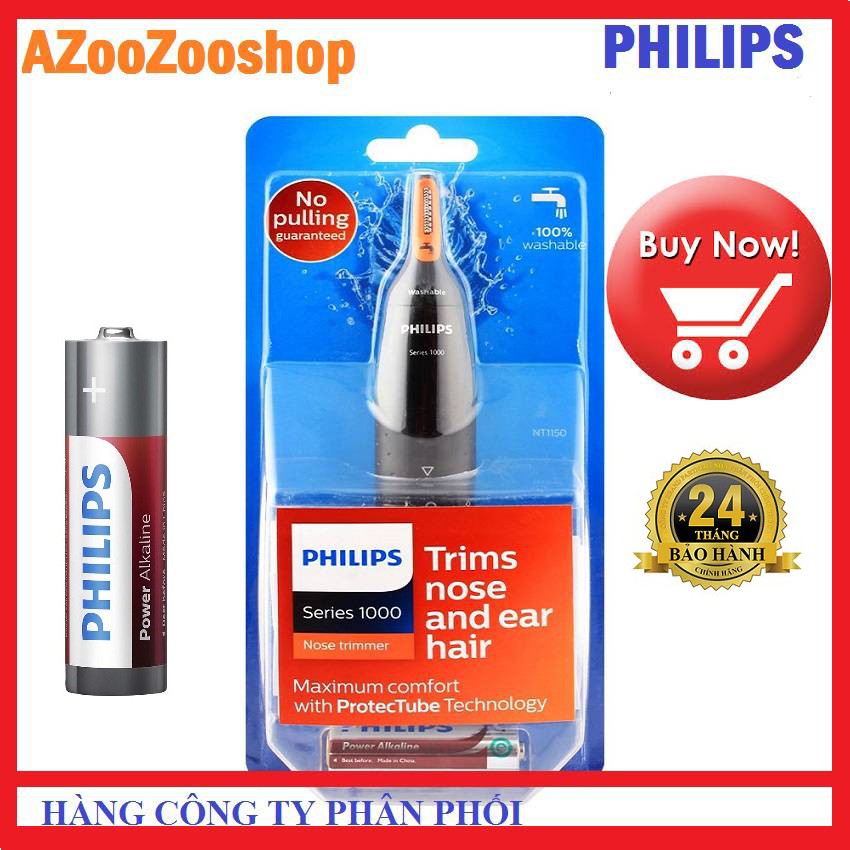 MÁY TỈA LÔNG MŨI PHILIPS NT1150, ĐEN