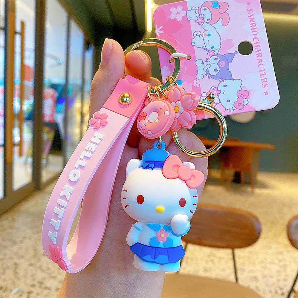 Móc Khóa Kitty Kuromi Hoa Anh Đào Dễ Thương