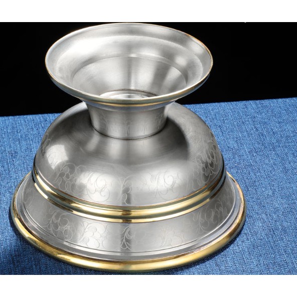 Bộ 7 chén cúng dường bằng đồng cao cấp - Pháp khí Mật Tông - Phật giáo Tây Tạng
