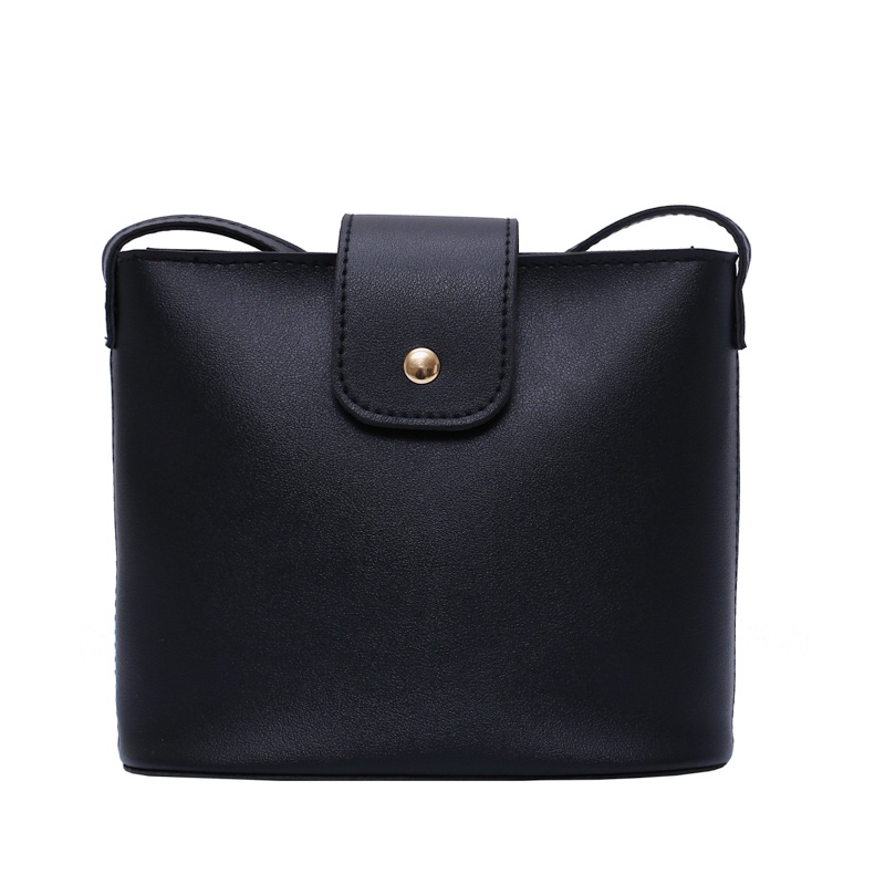 2019 New trendy crossbody student ins single shoulder large capacity all-match Korean style bucket Internet celebrity small autumn and winter bag for women