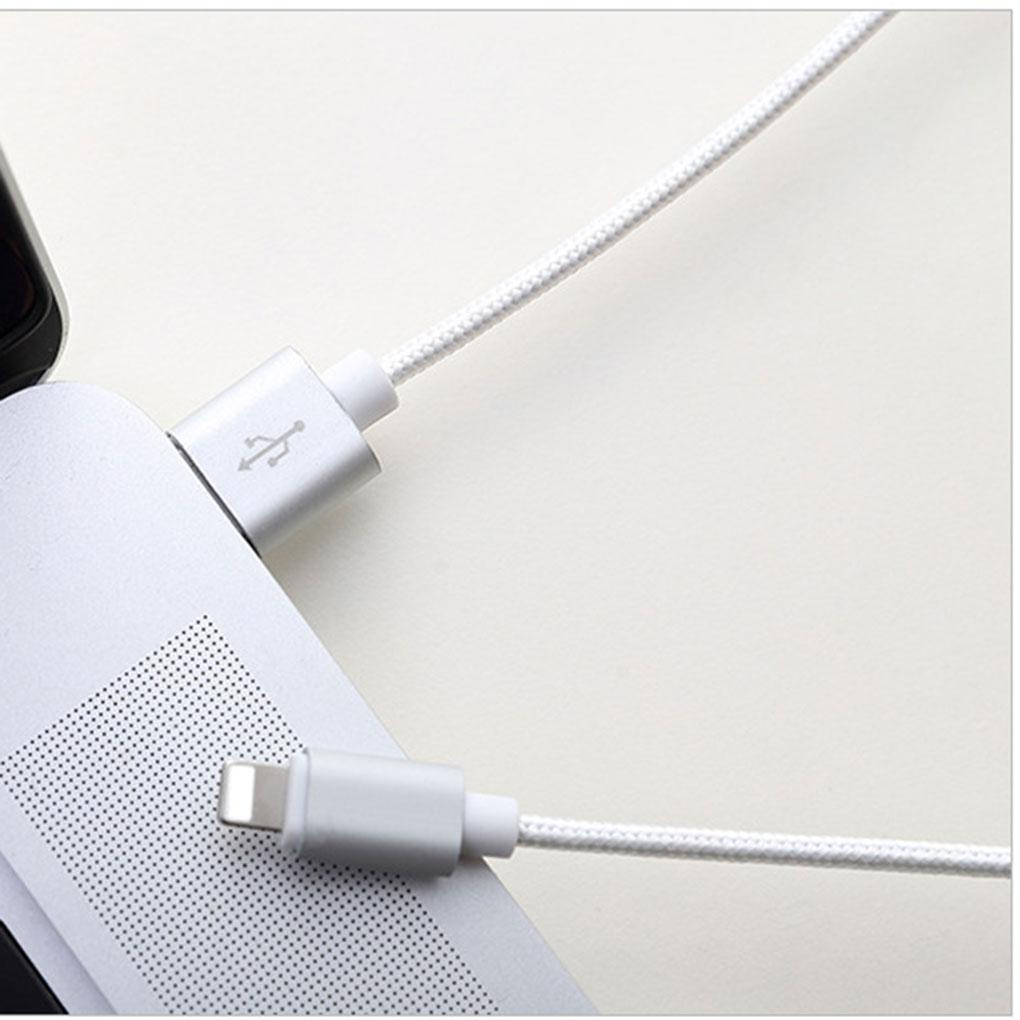 Cáp Sạc Dây Bện Dài 1M Cho iPhone