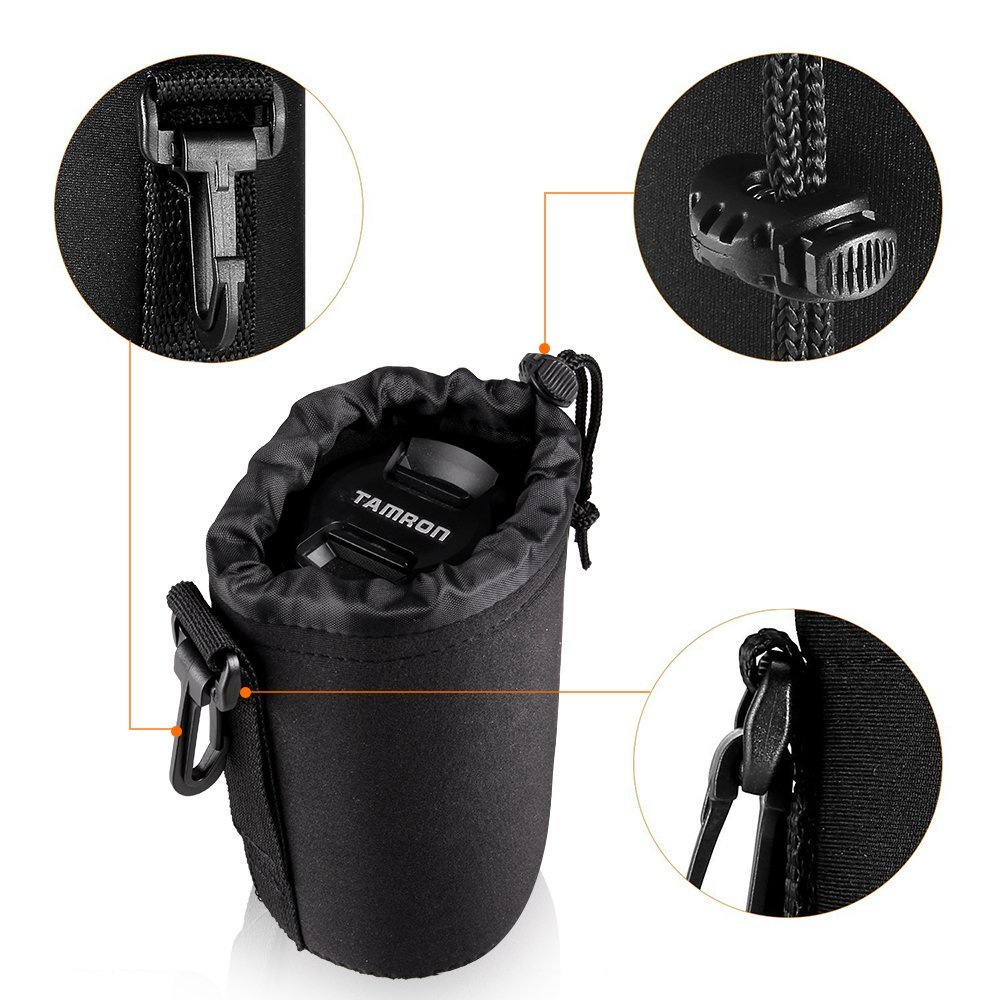 Túi Dây Rút Chống Thấm Nước Đựng Máy Ảnh Canon Nikon Dslr Size S M L Xl