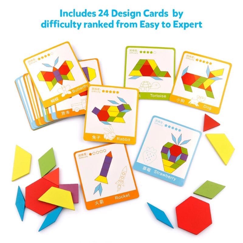 Đồ chơi ghép hình khối 155 chi tiết Montessori phát triển tư duy cho bé