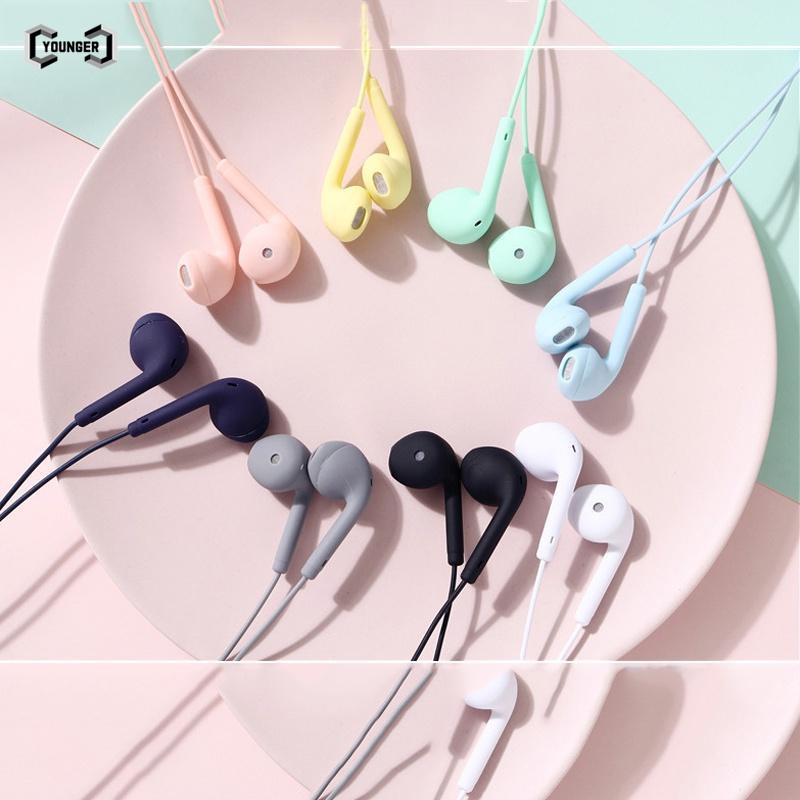 Tai Nghe Chơi Game U19 Màu Macaron Jack 3.5mm Có Mic Dành Cho Điện Thoại Android