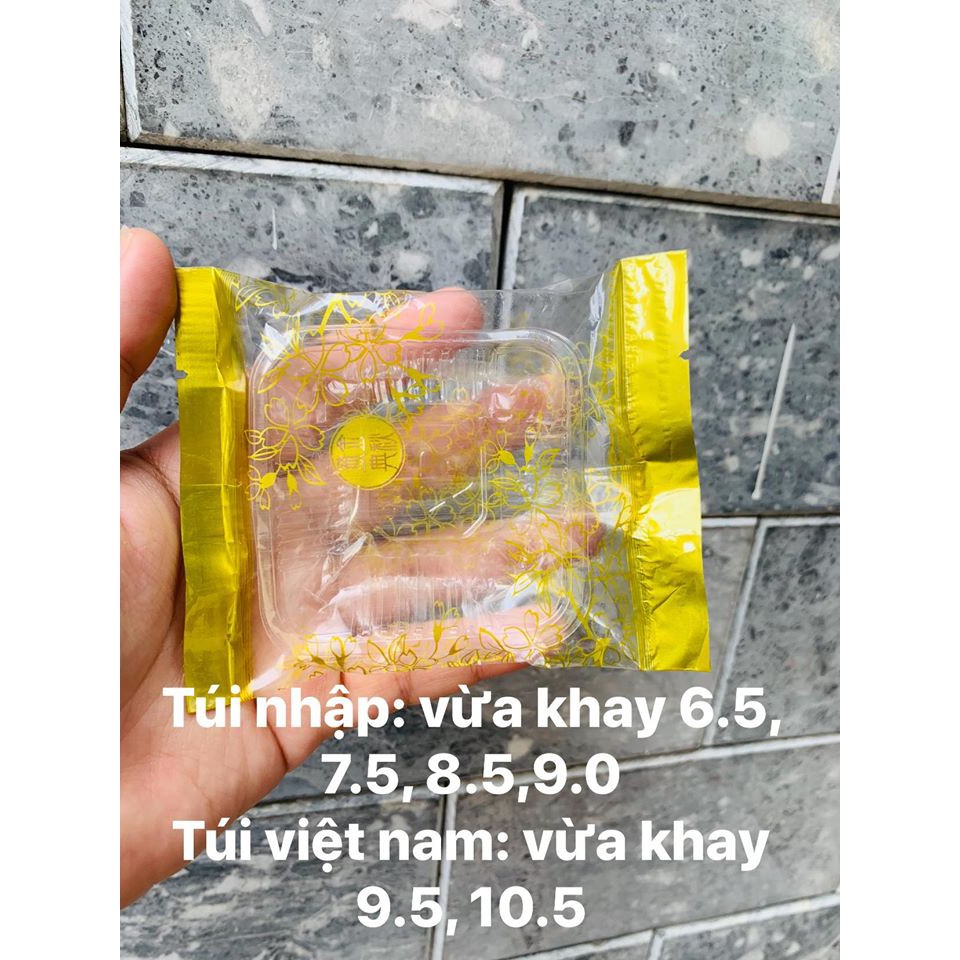 Túi hàn nhập 6.5 đựng bánh trung thu 50 - 65gr