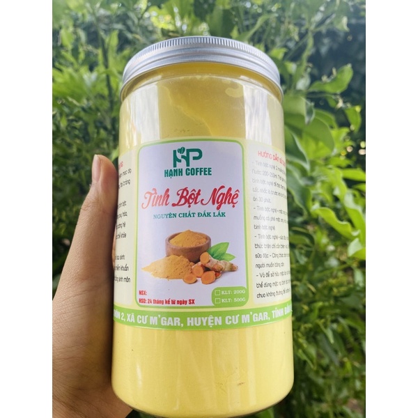 [NGUYÊN CHẤT 100%] 500GR TINH BỘT NGHỆ VÀNG NHÀ LÀM