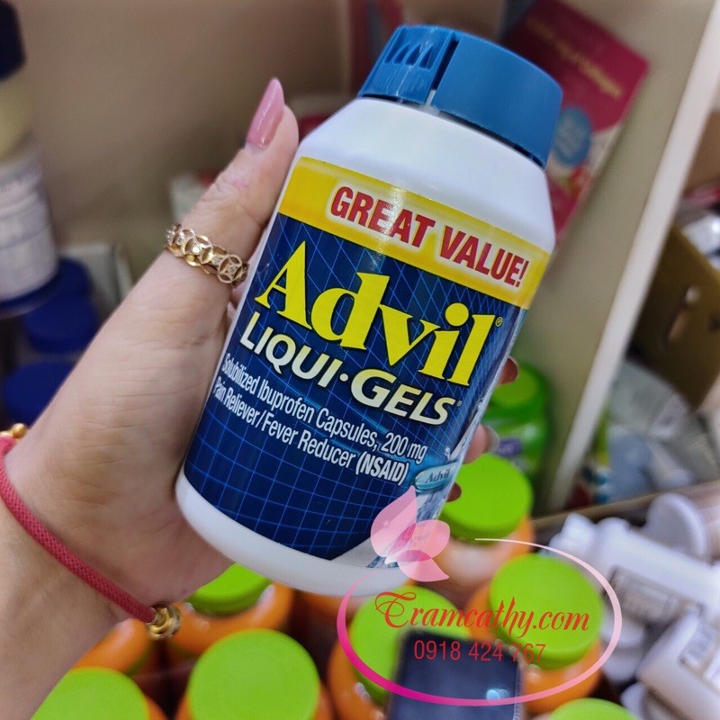 ádvil liqui gels HSD 2023 ,200 viên