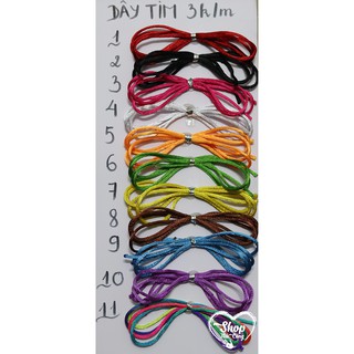 Dây tim bóng làm vòng tay may mắn