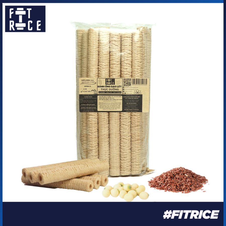 Bánh ống gạo lứt thực dưỡng FitRice - Dễ tiêu hóa, Ăn kiêng, Eat clean, Giảm cân, Cho bé ăn dặm