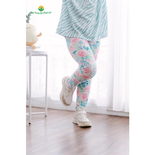 Quần legging bé gái họa tiết Q68.2101 - Thời trang gia đình VT