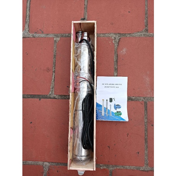 Bơm solar, bơm hỏa tiễn năng lượng mặt trời 350w 750w hút sâu 55m đến 90m